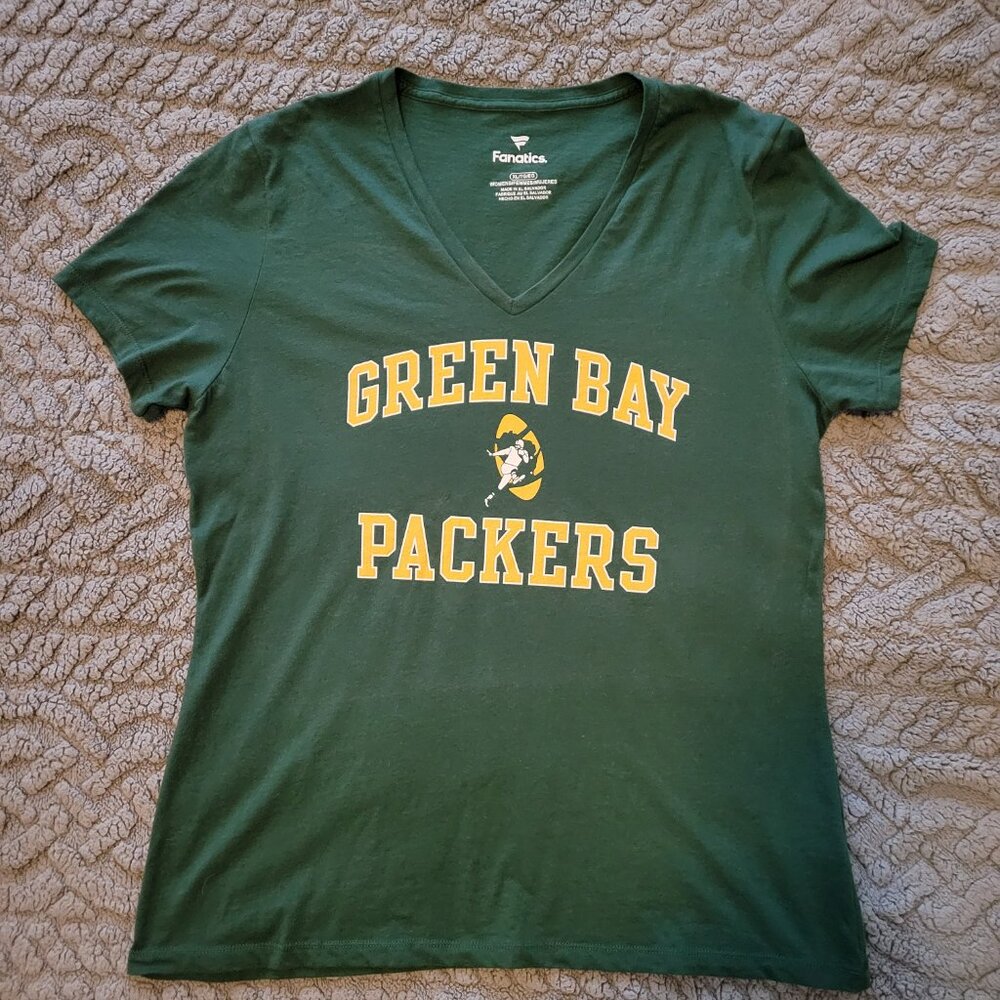 Fanatics Green Bay Packers V-Neck Tee
